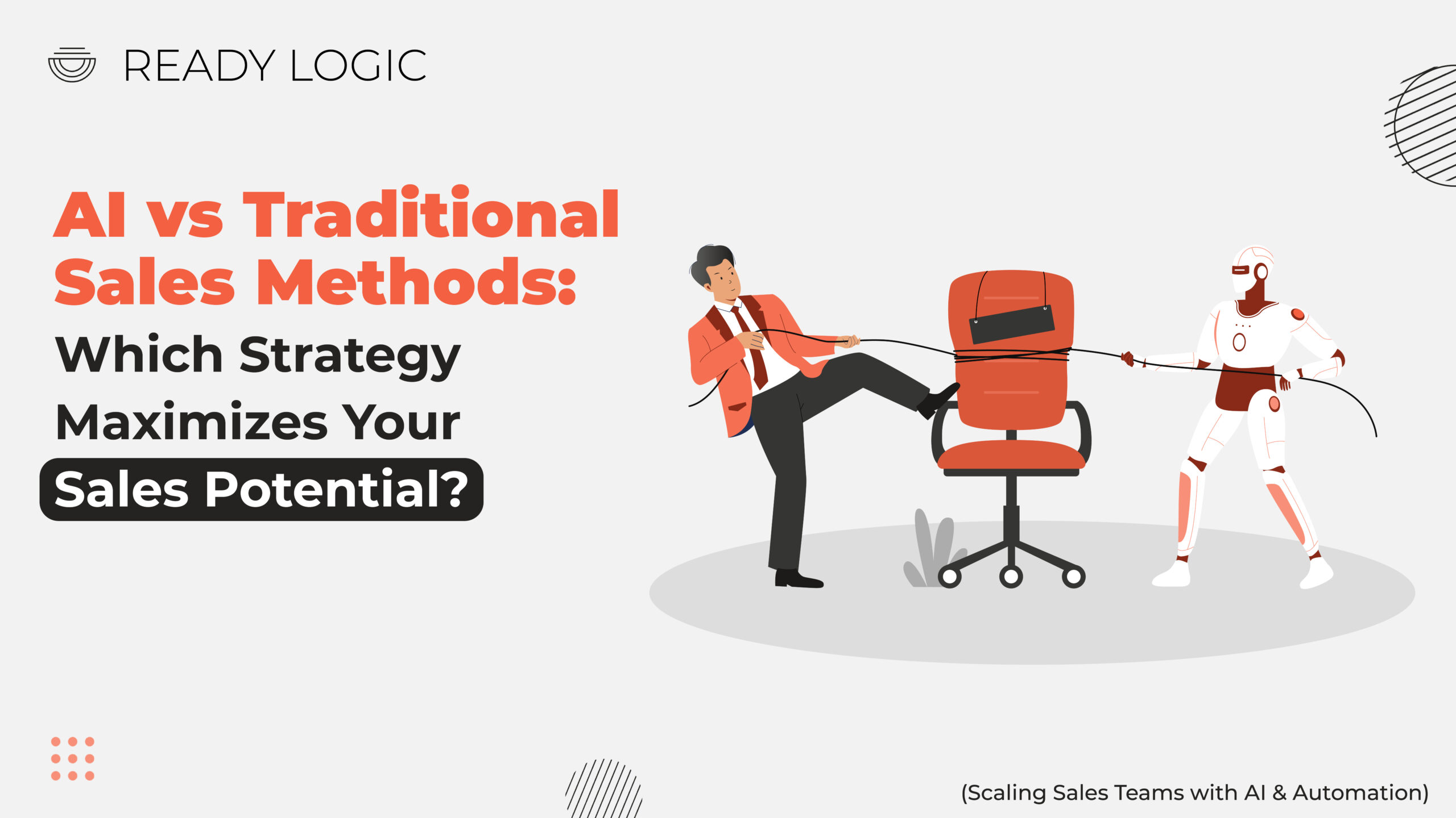 AI-driven sales vs. traditional sales methods.